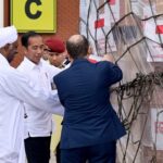 Presiden Jokowi lepas bantuan kemanusiaan untuk Palestina dan Sudan